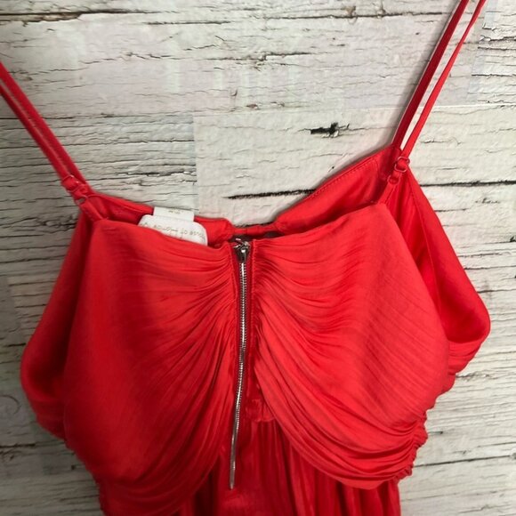 House of Harlow 1960 pink mini dress ruched size medium - Picture 7 of 7